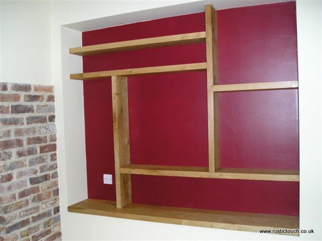 oak shelving