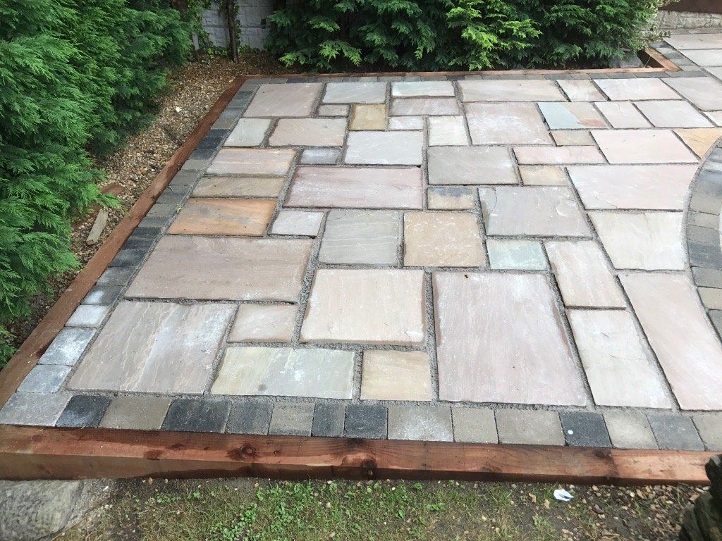 spruce sleepers edging