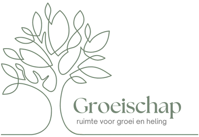 Line drawing of a tree with text 