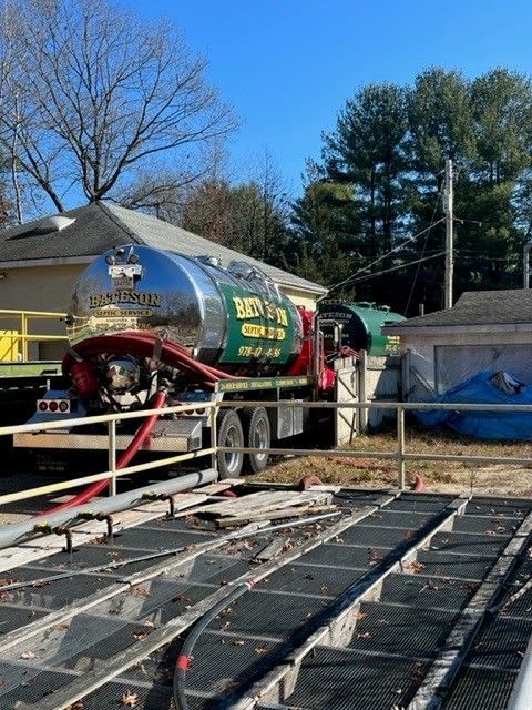 Septic Truck Pumping — Andover, MA — Bateson Enterprises