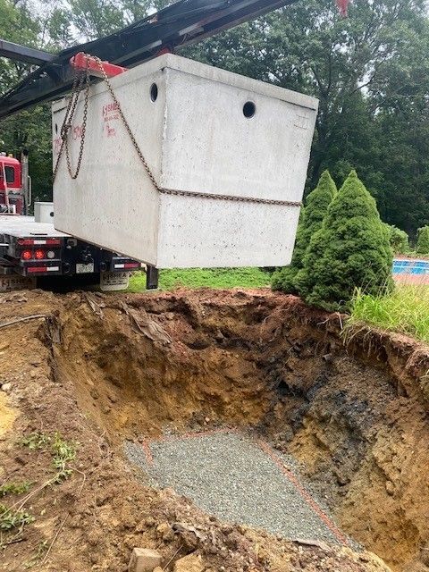 Newly Installed Septic Tank — Andover, MA — Bateson Enterprises