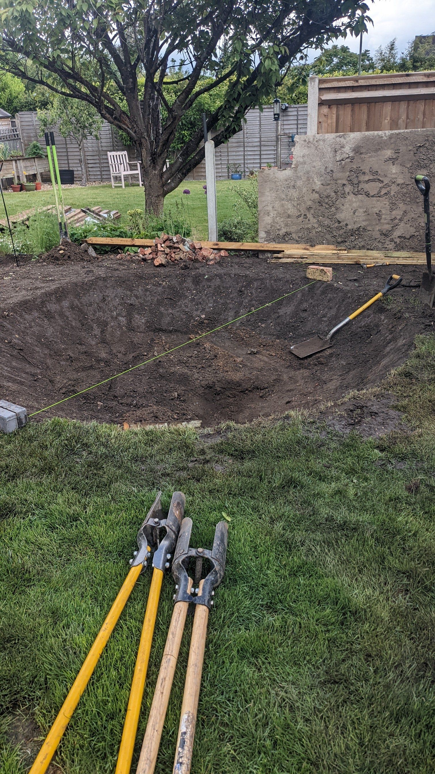 Lawn and soil care for garden in Surrey