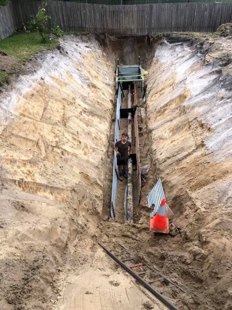 A  Huge Hold in the Ground with A Man Inside — BeCivil in Tomerong, NSW
