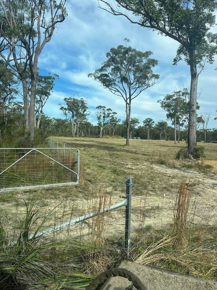 A Dirt Road With a Fence and Trees — BeCivil in Tomerong, NSW