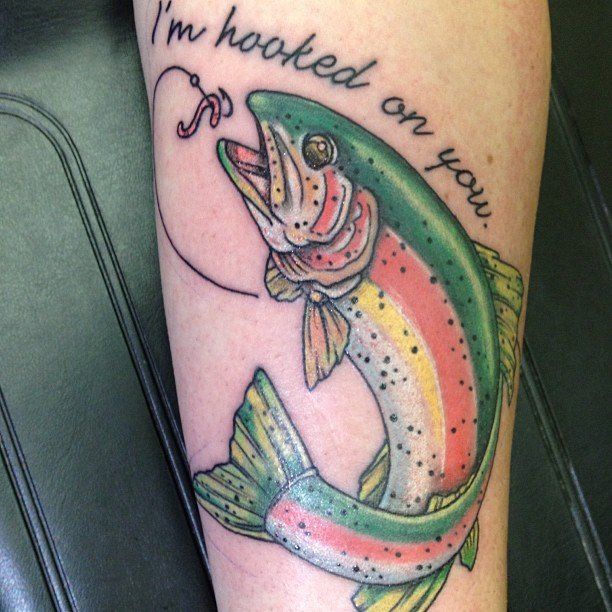 Fish Tattoo by Sheila Anderson at Crimson Empire Tattoo in Edmonton Alberta Canada