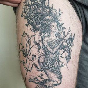 Dryad Tattoo by Adrienne Alexander at Crimson Empire Tattoo in Edmonton Alberta Canada