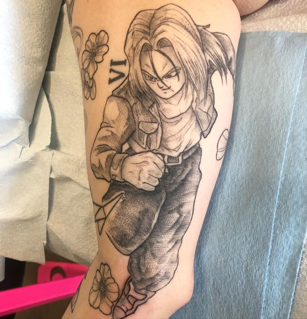 Trunks Tattoo by Vanessa Spezowka at Crimson Empire Tattoo in Edmonton Alberta Canada