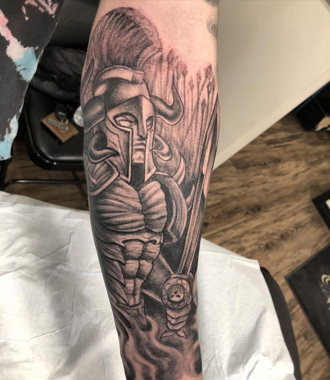 Aries Tattoo by Steve Hayes at Black Gold Tattoo Co in Edmonton Alberta Canada