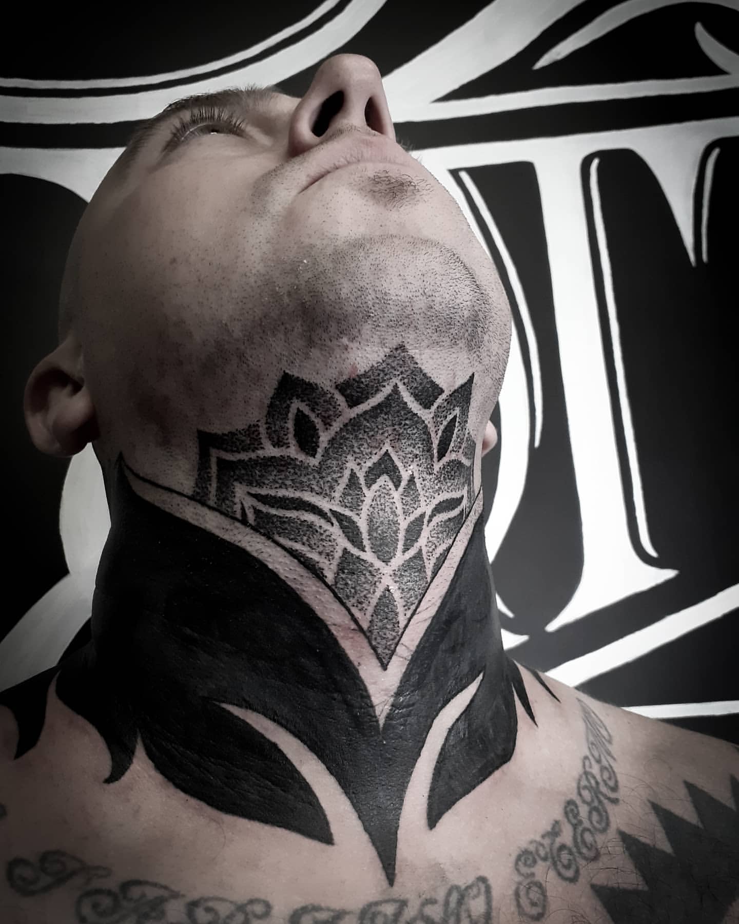 Geometric Dotwork amd Blackwork Tattoo by Lex at Black Gold Tattoo Co in Edmonton Alberta Canada