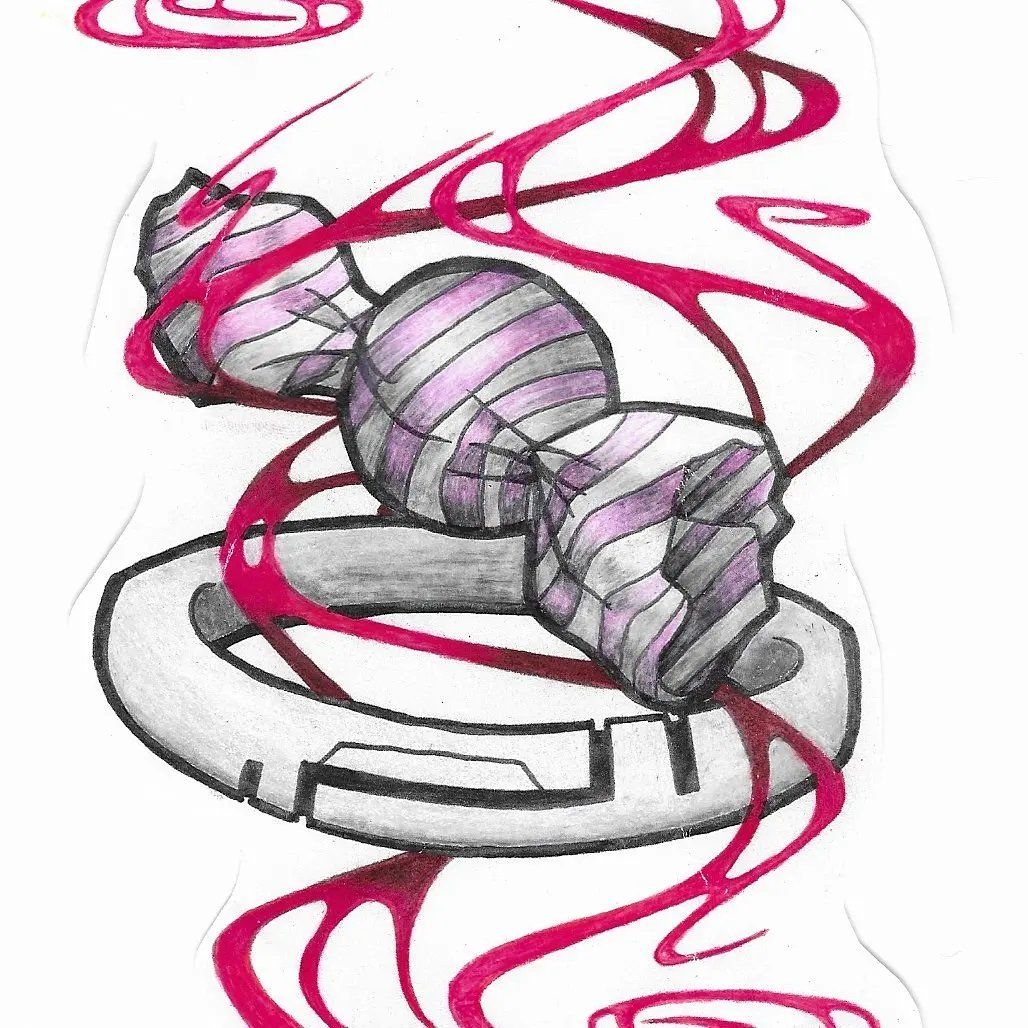 Deadman Wonderland Drawing by Wen at Crimson Empire Tattoo in Edmonton Alberta Canada