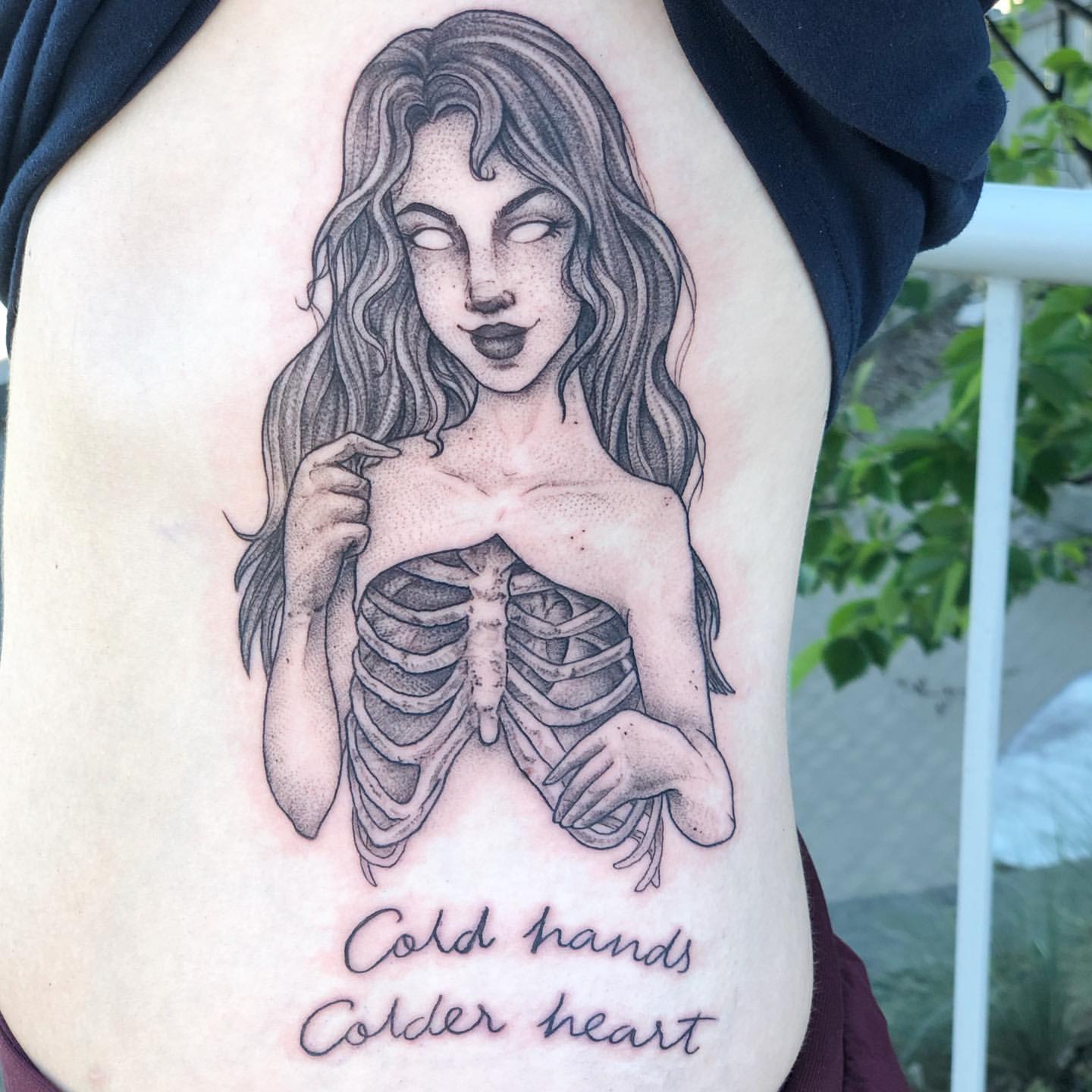 Witchy Woman Tattoo by Vanessa Spezowka at Crimson Empire Tattoo in Edmonton Alberta Canada