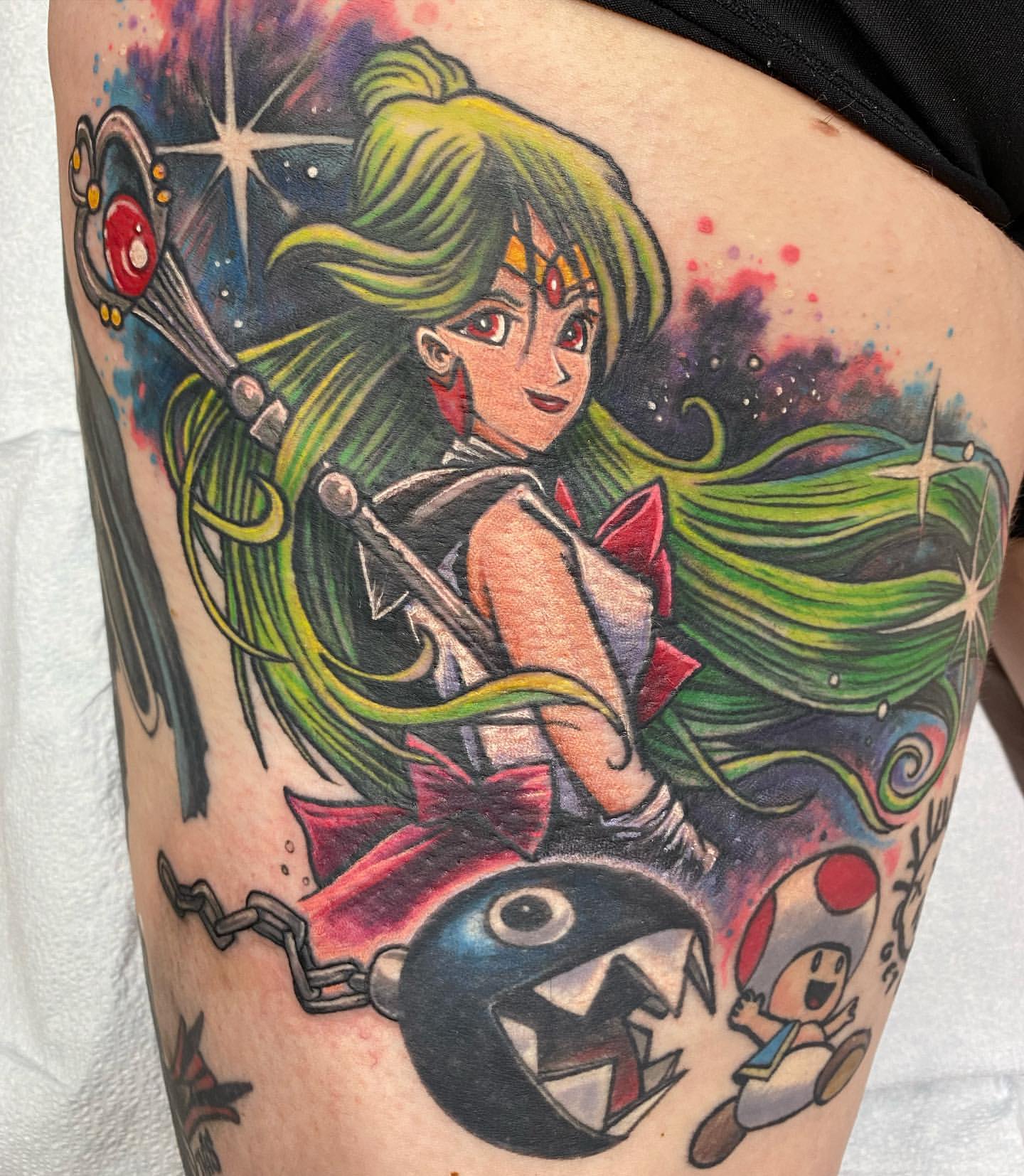 Sailor Pluto Tattoo by Chris Labrenz at Black Gold Tattoo Co in Edmonton Alberta Canada