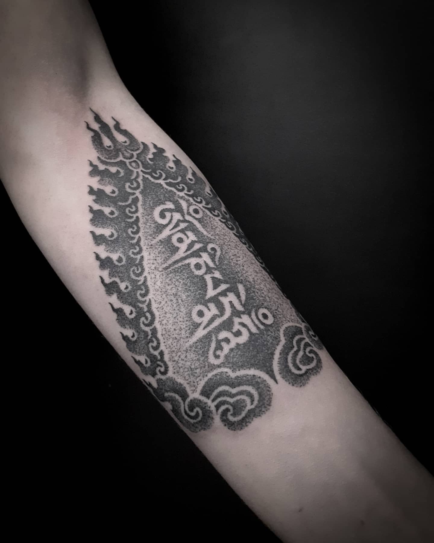 Geometric Dotwork Tattoo by Lex at Black Gold Tattoo Co in Edmonton Alberta Canada