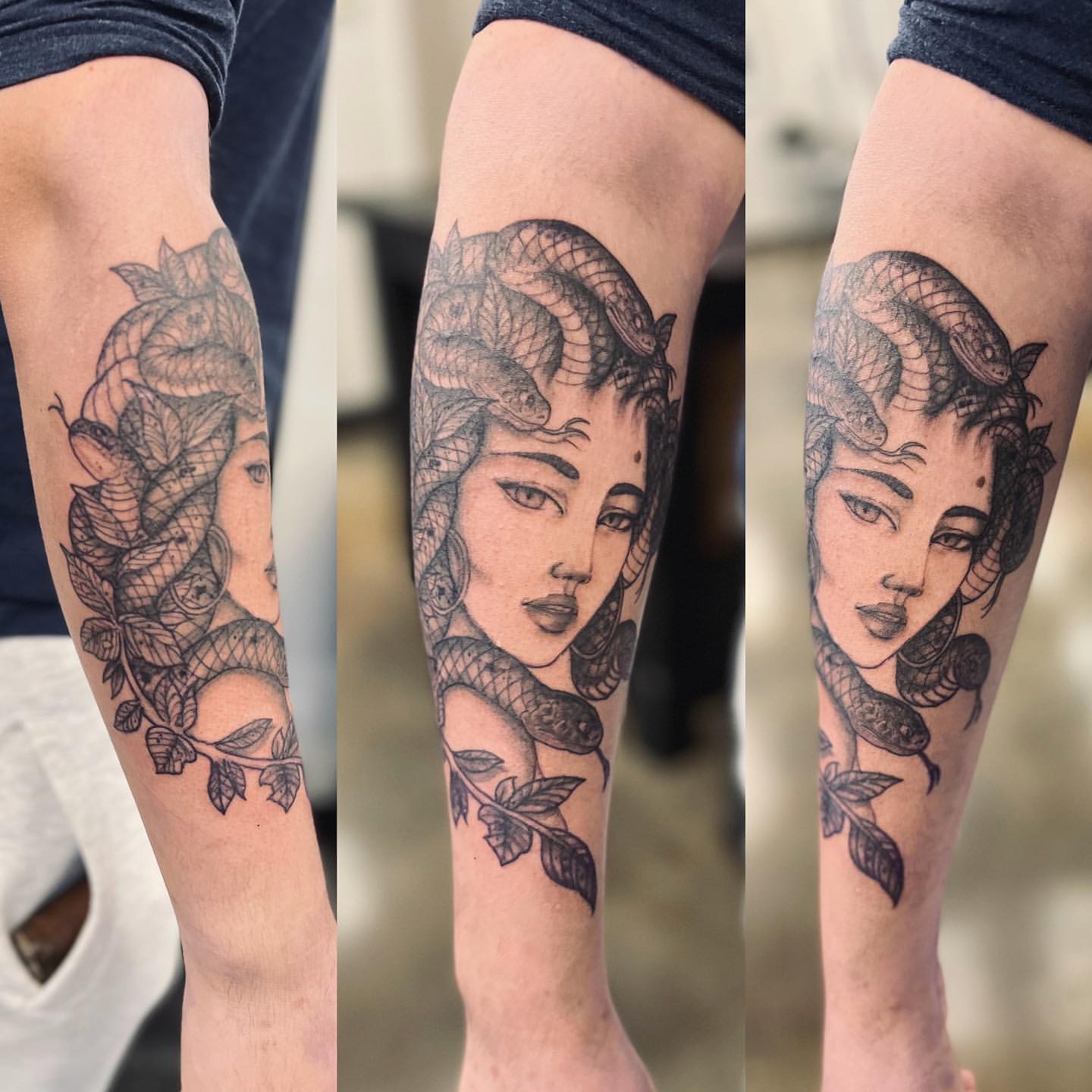 Medusa Tattoo by Vinny Nguyen at Crimson Empire Tattoo in Edmonton Alberta Canada