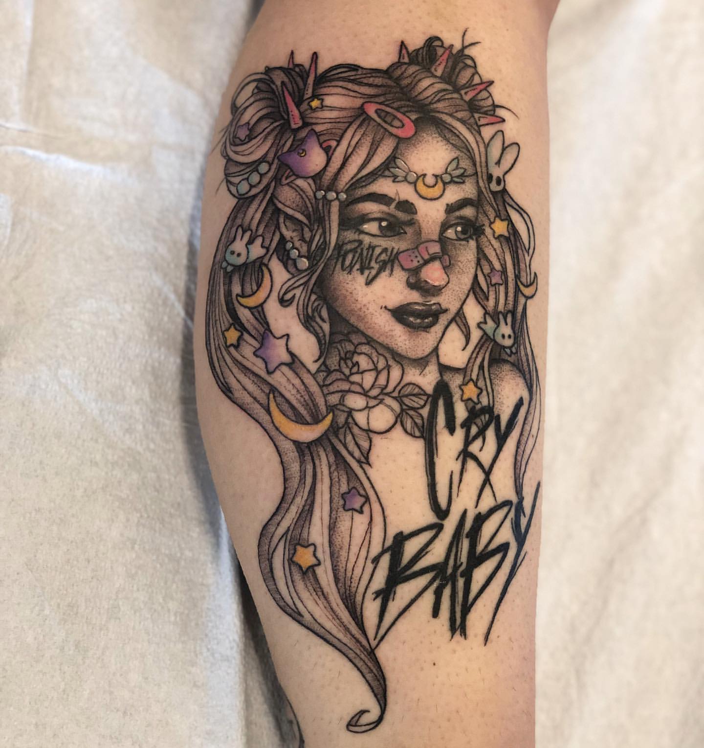 Sailor Moon Tattoo by Vanessa Spezowka at Crimson Empire Tattoo in Edmonton Alberta Canada