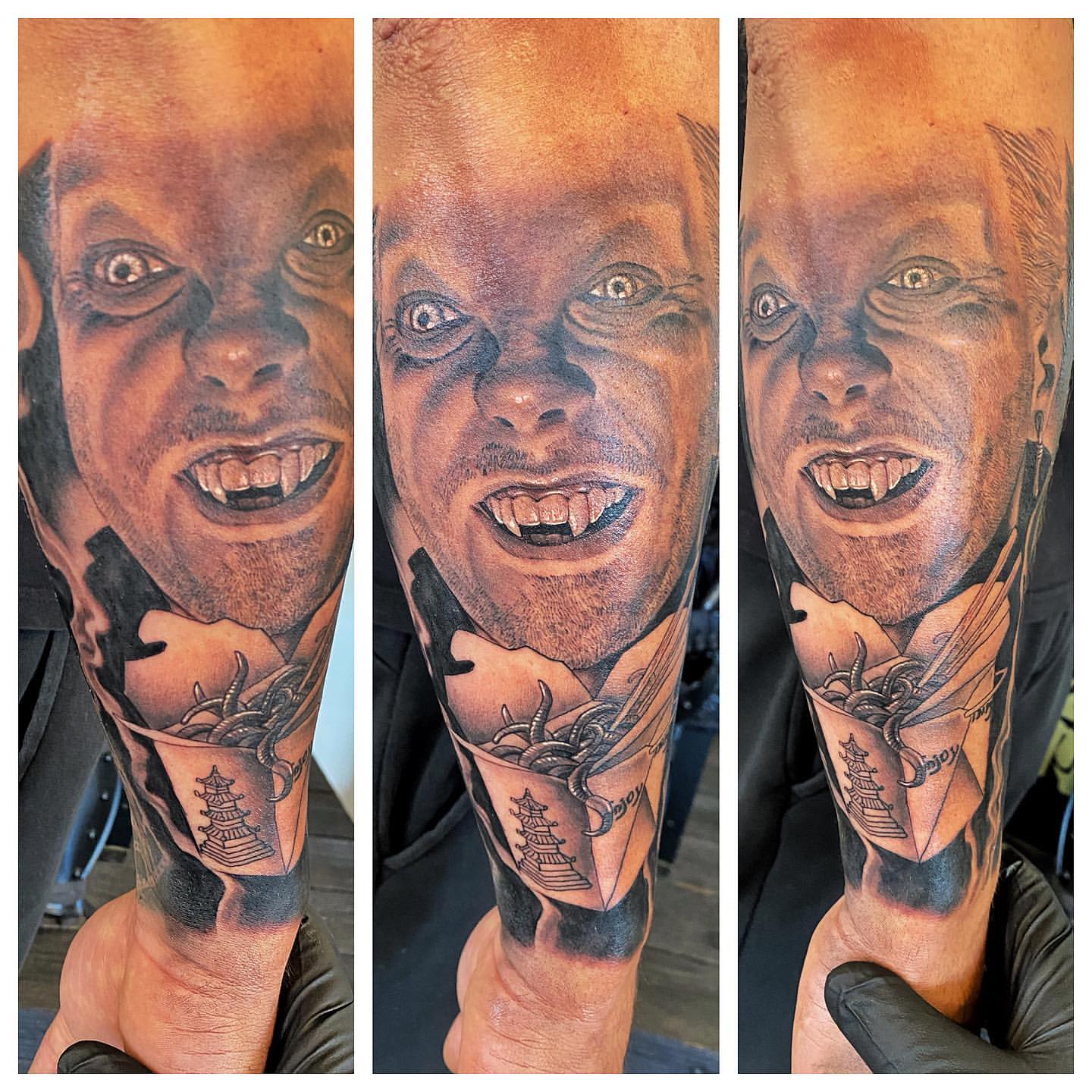 Lost Boys Tattoo by Chad Lavers at Crimson Empire Tattoo in Edmonton Alberta Canada
