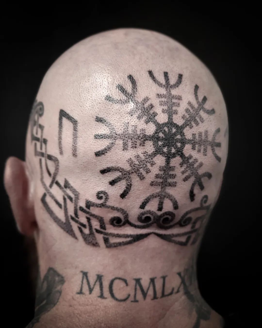 Nordic Compass Tattoo by Alex at Black Gold Tattoo Co in Edmonton Alberta Canada