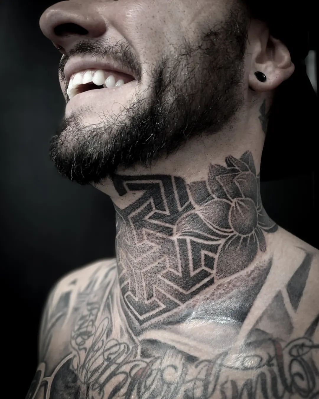 Geometric Dotwork Tattoo by Alex at Black Gold Tattoo Co in Edmonton Alberta Canada