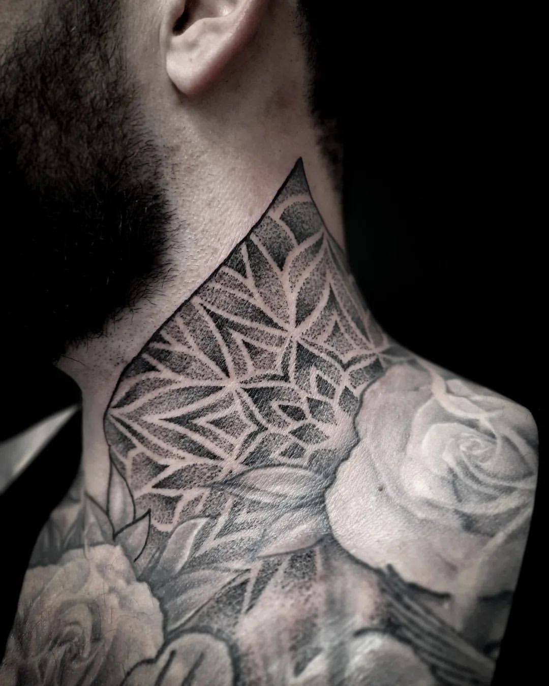 Geometric Dotwork Tattoo by Alex at Black Gold Tattoo Co in Edmonton Alberta Canada