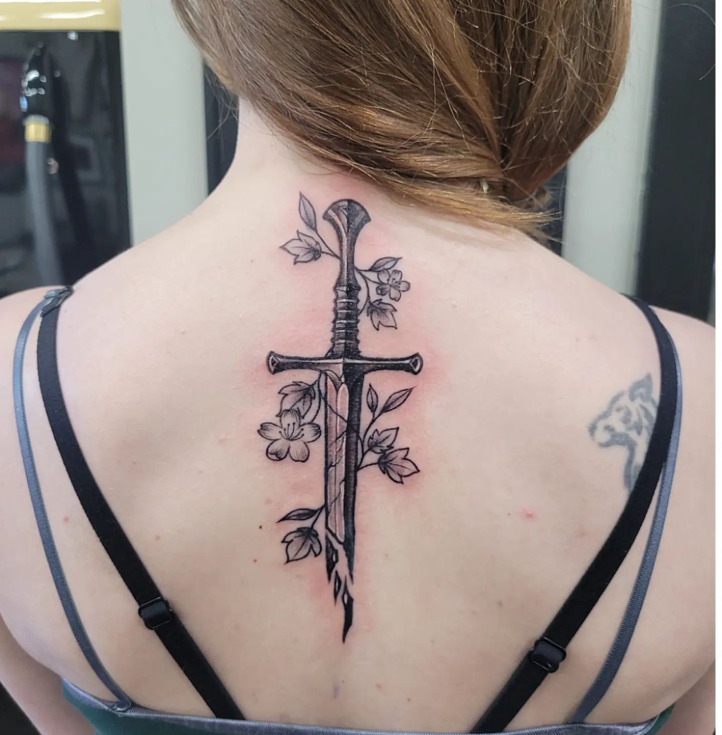 Broken Sword Tattoo by Ian Wang at Black Gold Tattoo Co in Edmonton Alberta Canada