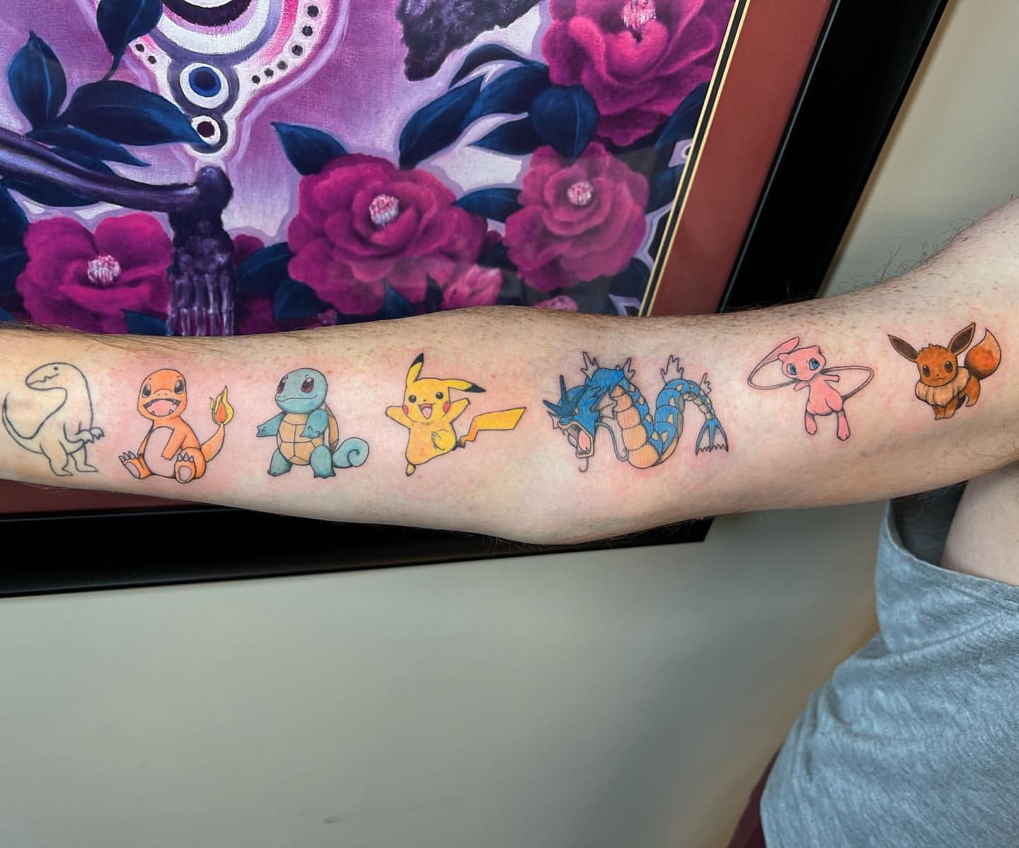 Pokemon Tattoo by Vinny Nguyen at Crimson Empire Tattoo in Edmonton Alberta Canada