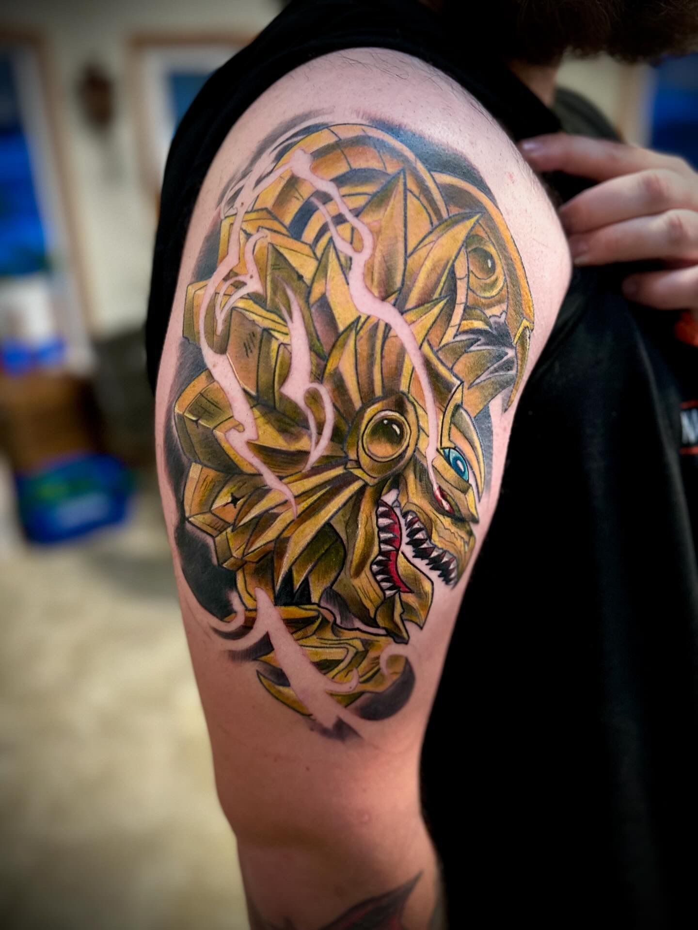 Ra Tattoo by Sly at Silver Ghost Tattoo in Edmonton Alberta Canada