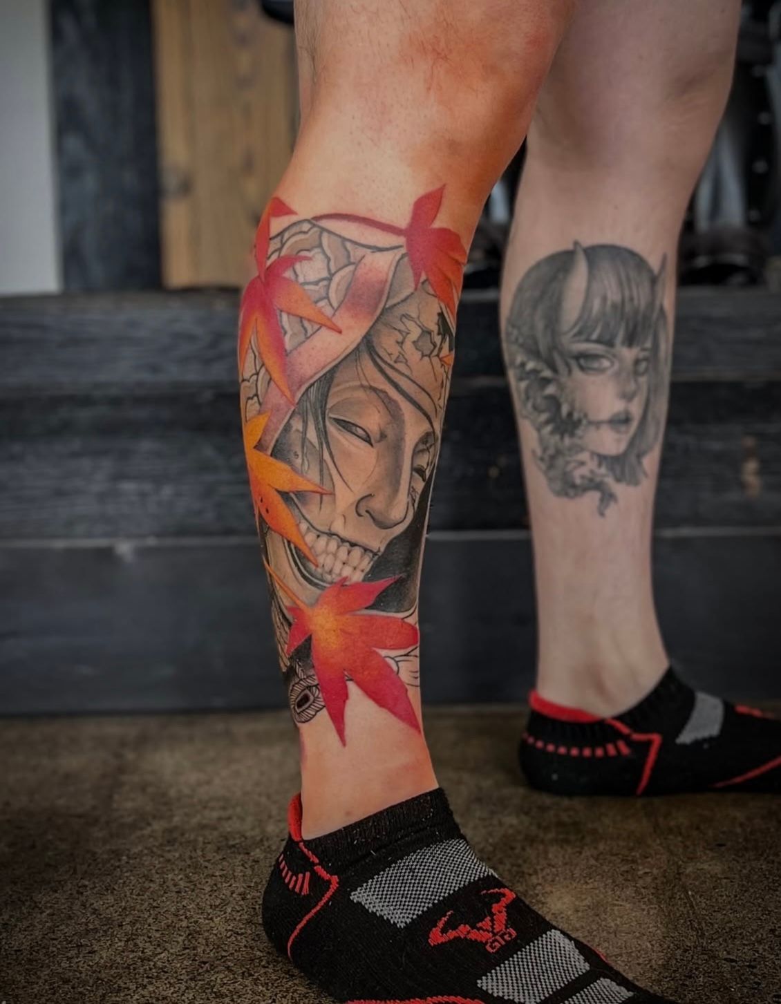 Hannya Tattoo by Curt Semeniuk at Crimson Empire Tattoo in Edmonton Alberta Canada