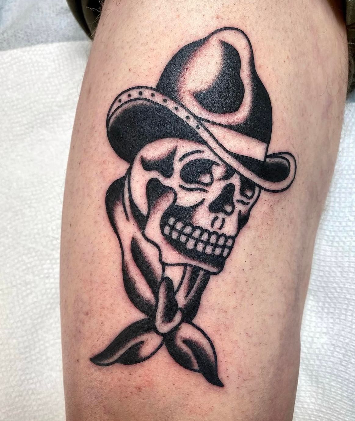 Cowboy Tattoo by JD Pezderic at Silver Ghost Tattoo in Edmonton Alberta Canada