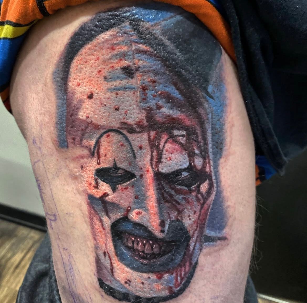 Terrifyer Tattoo by Steve Hayes at Black Gold Tattoo Co in Edmonton Alberta Canada