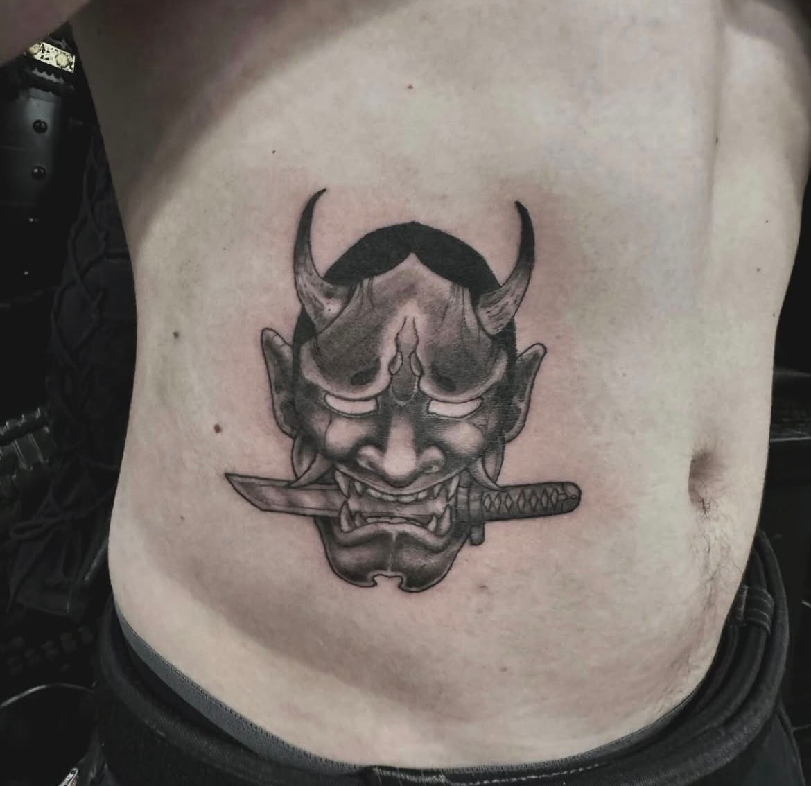 Hannya Tattoo by Vinny Nguyen at Crimson Empire Tattoo in Edmonton Alberta Canada