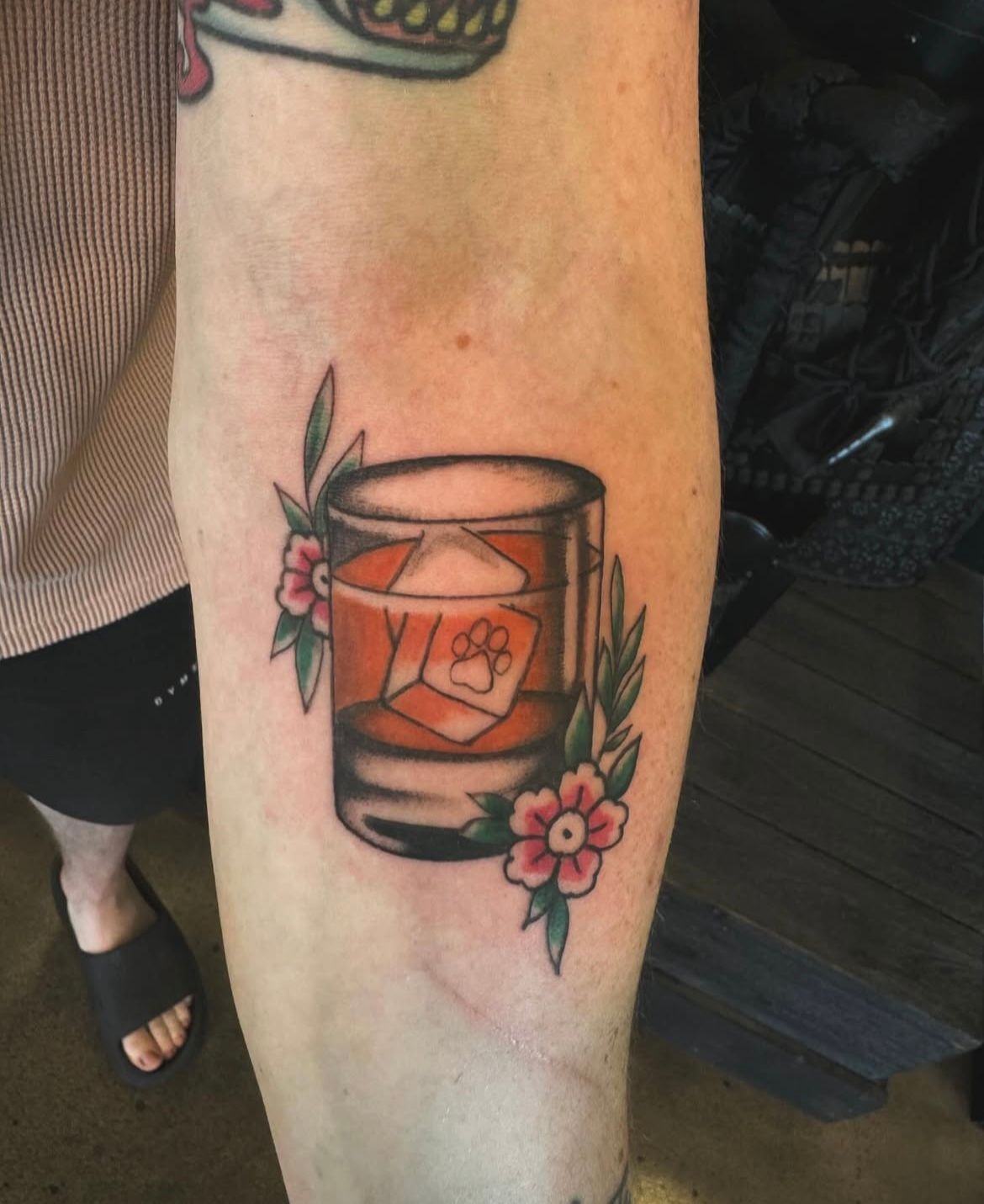 Whiskey Tattoo by Vinny Nguyen at Crimson Empire Tattoo in Edmonton Alberta Canada