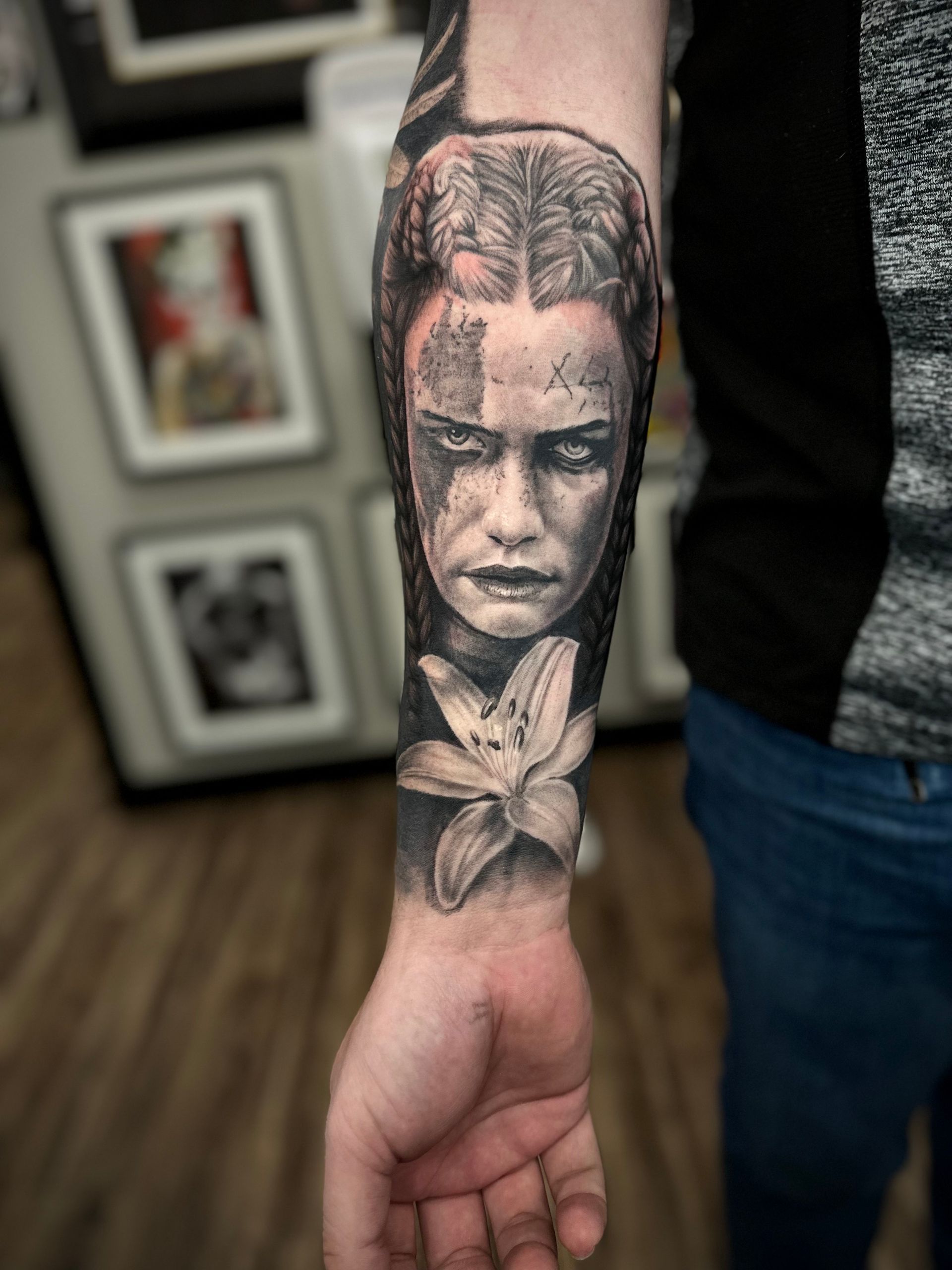 Viking Tattoo by Jackson Sukhov at Black Gold Tattoo Co in Edmonton Alberta Canada