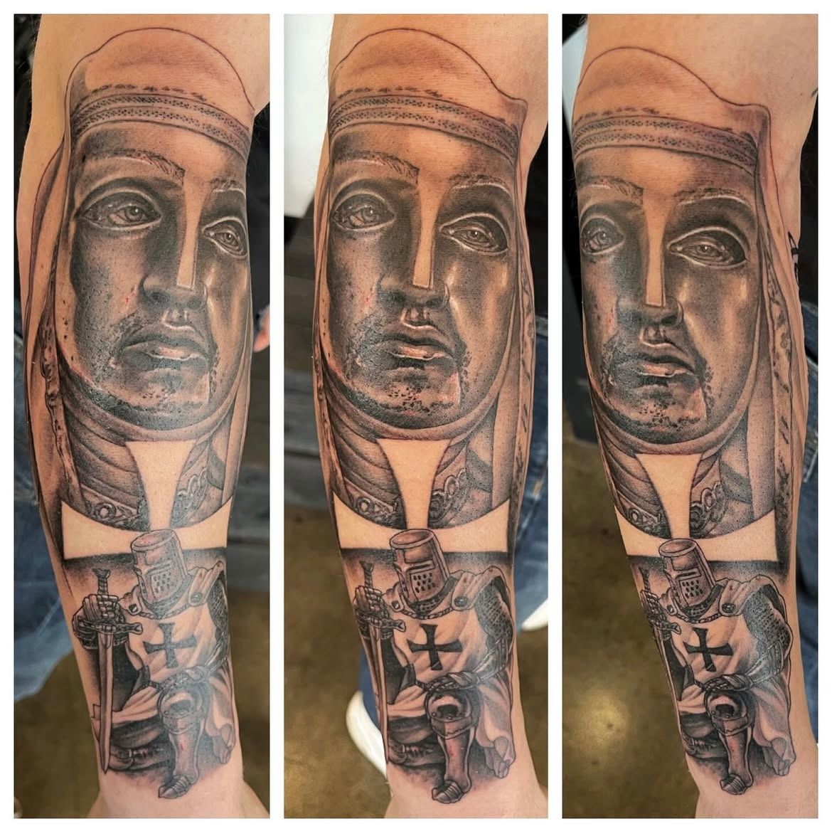 Kingdom of Heaven Tattoo by Chad Lavers at Crimson Empire Tattoo in Edmonton Alberta Canada