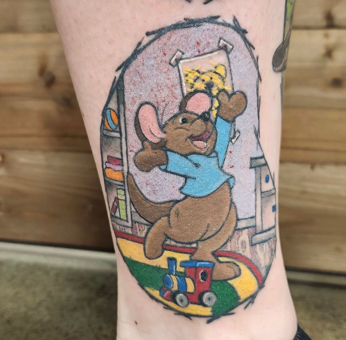 Roo Tattoo by Sheila Anderson at Crimson Empire Tattoo in Edmonton Alberta Canada