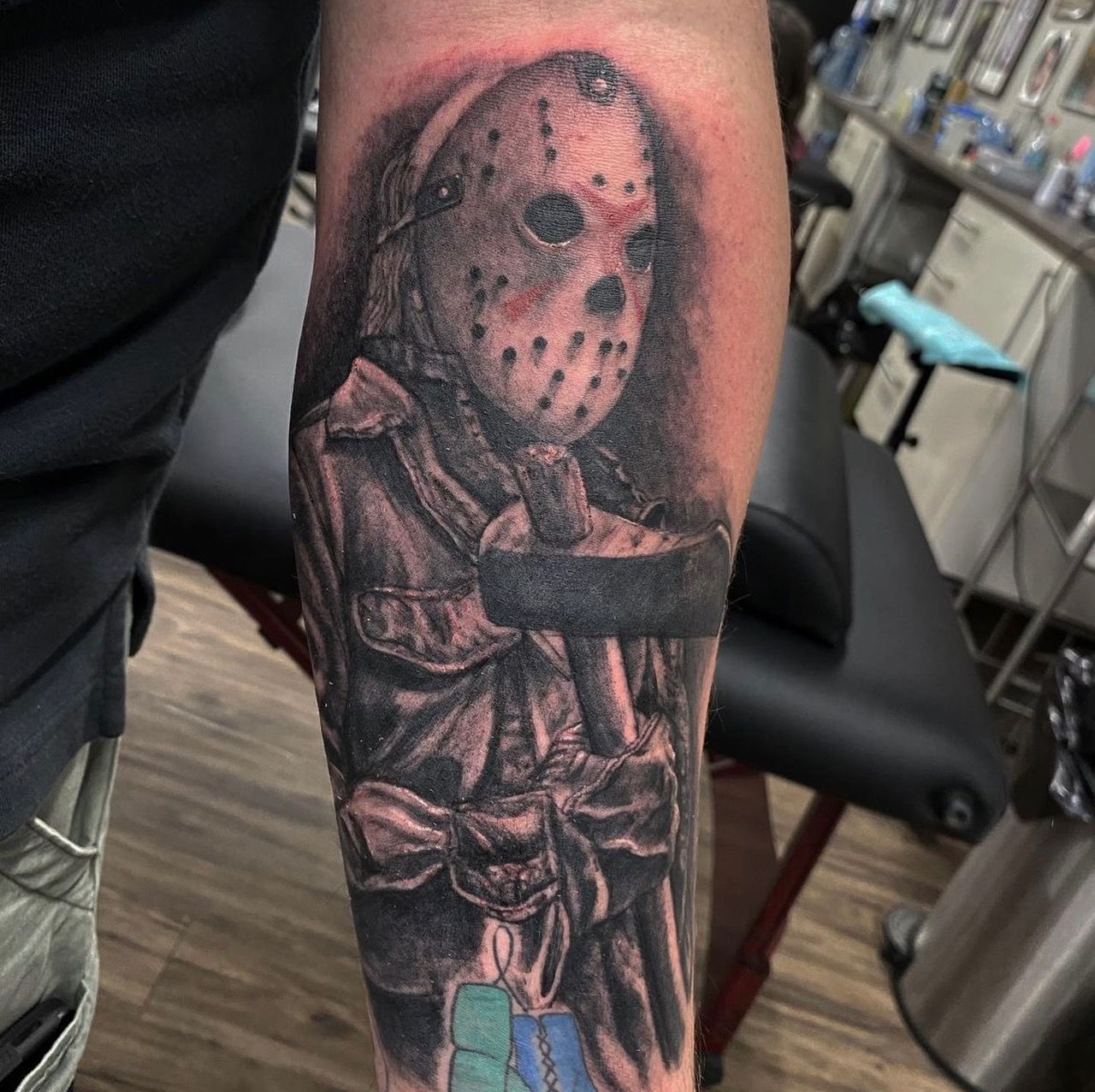 Jason Tattoo by Steve Hayes at Black Gold Tattoo Co in Edmonton Alberta Canada