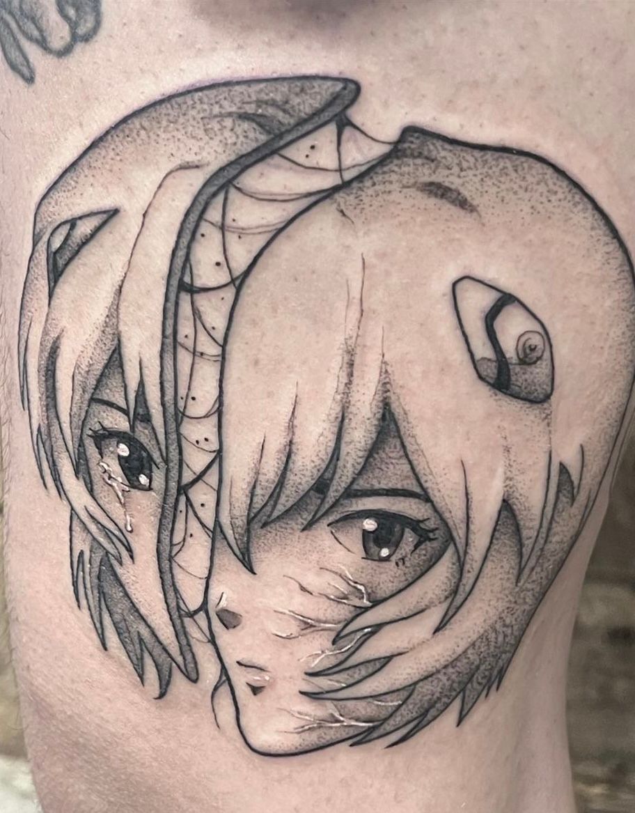 Rei Tattoo by Vanessa Spezowka at Crimson Empire Tattoo in Edmonton Alberta Canada