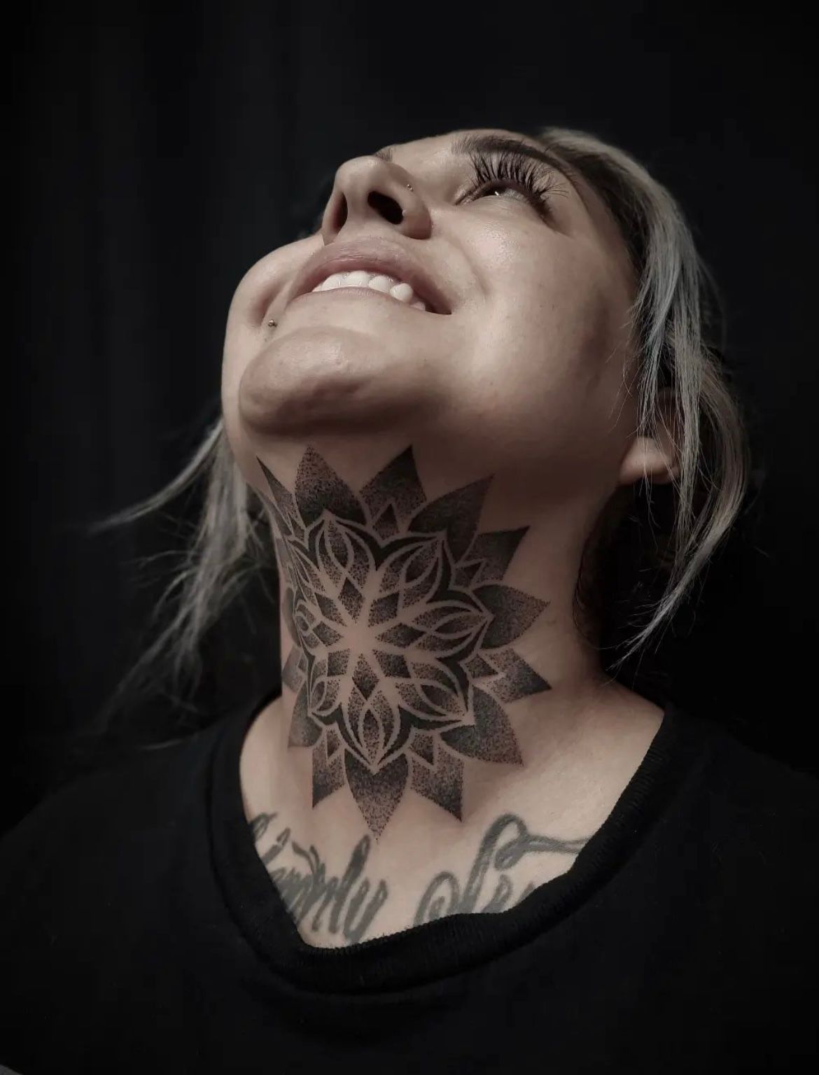 Dotwork Mandala Tattoo by Alex Arnautov at Black Gold Tattoo Co in Edmonton Alberta Canada