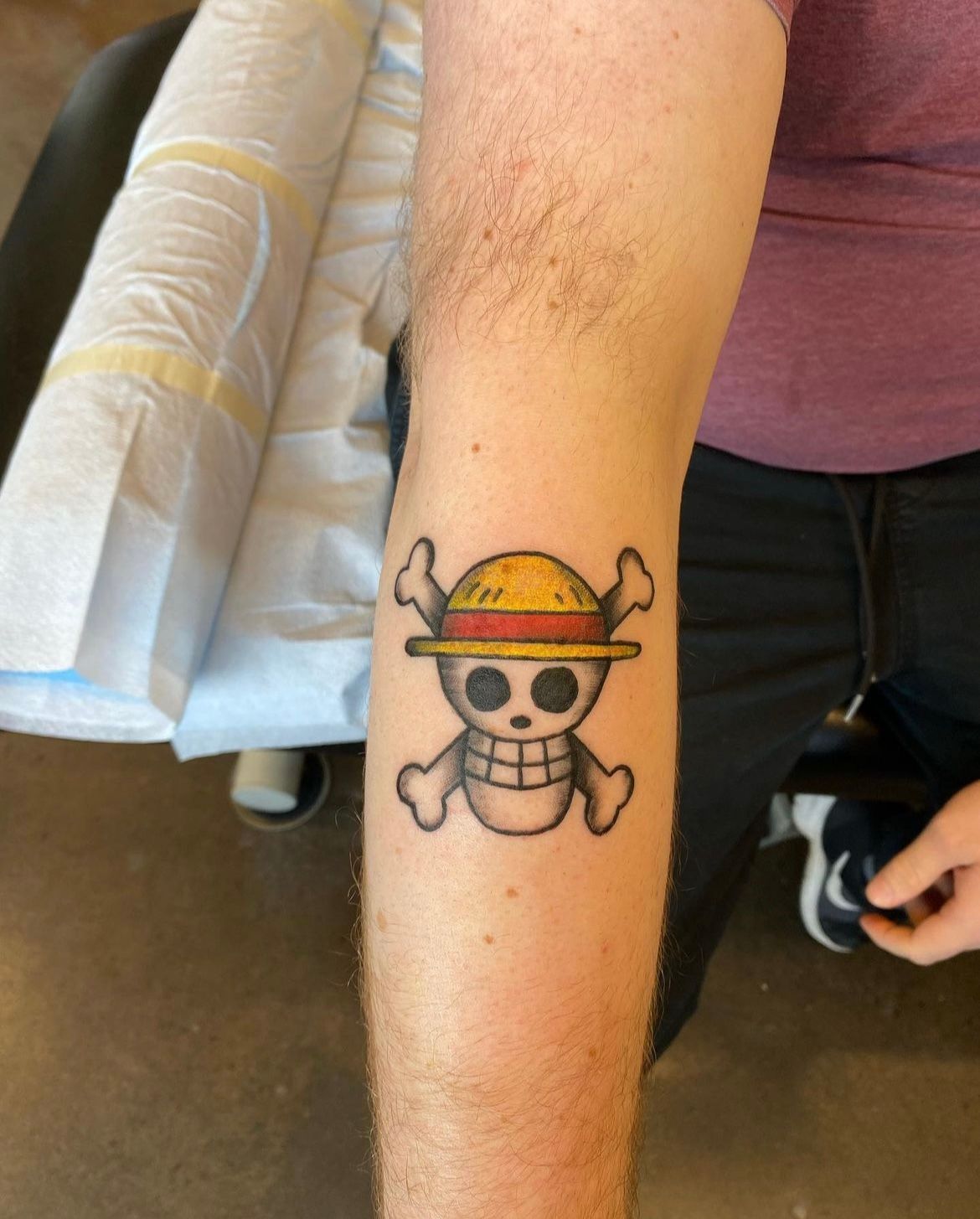 One Piece Tattoo by Keon Courtney at Crimson Empire Tattoo in Edmonton Alberta Canada