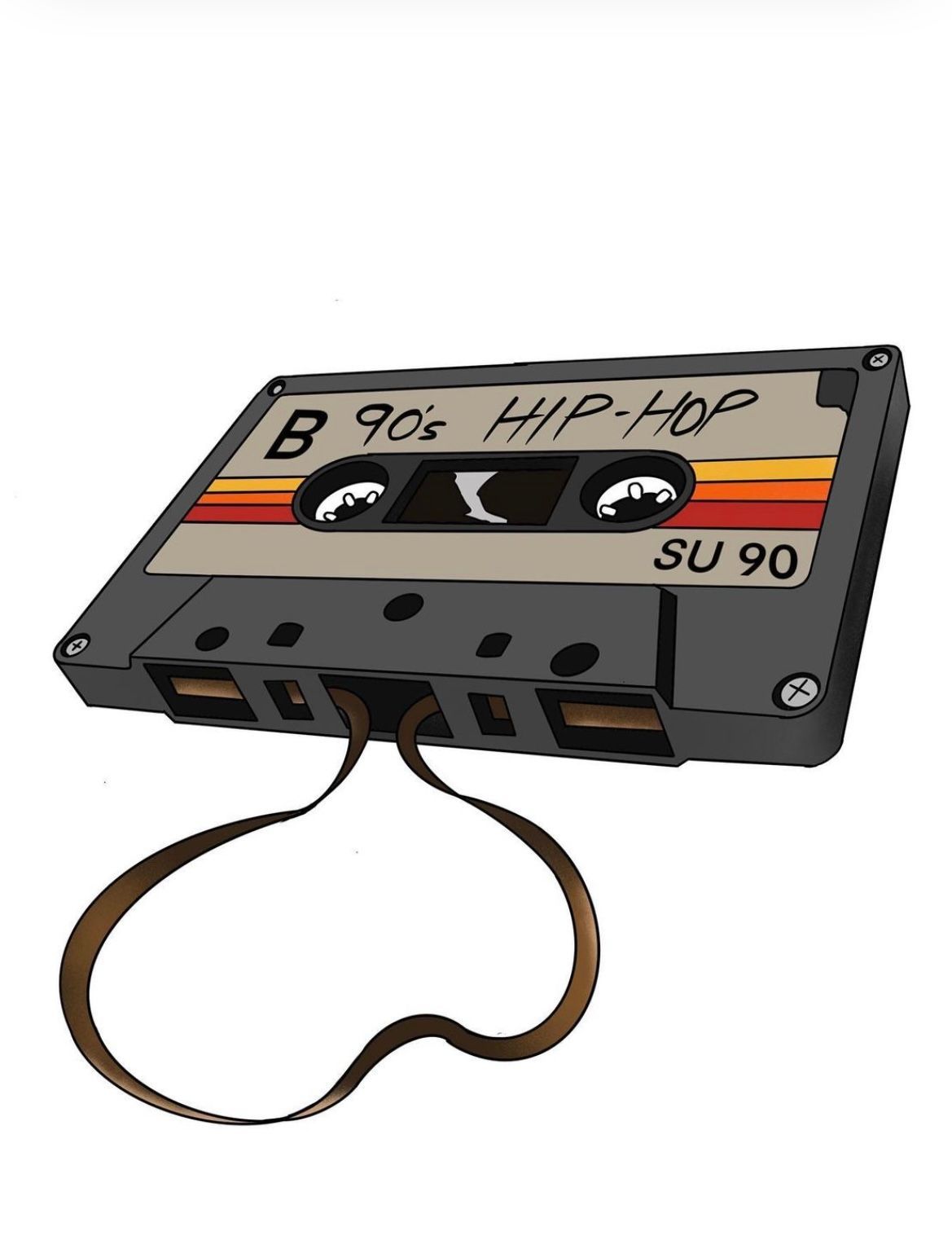 Cassette Tape Flash Design by Keon Courtney at Crimson Empire Tattoo in Edmonton Alberta Canada
