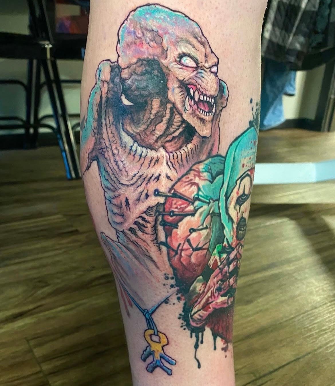 Pumpkinhead Tattoo by Chris Labrenz at Black Gold Tattoo Co in Edmonton Alberta Canada
