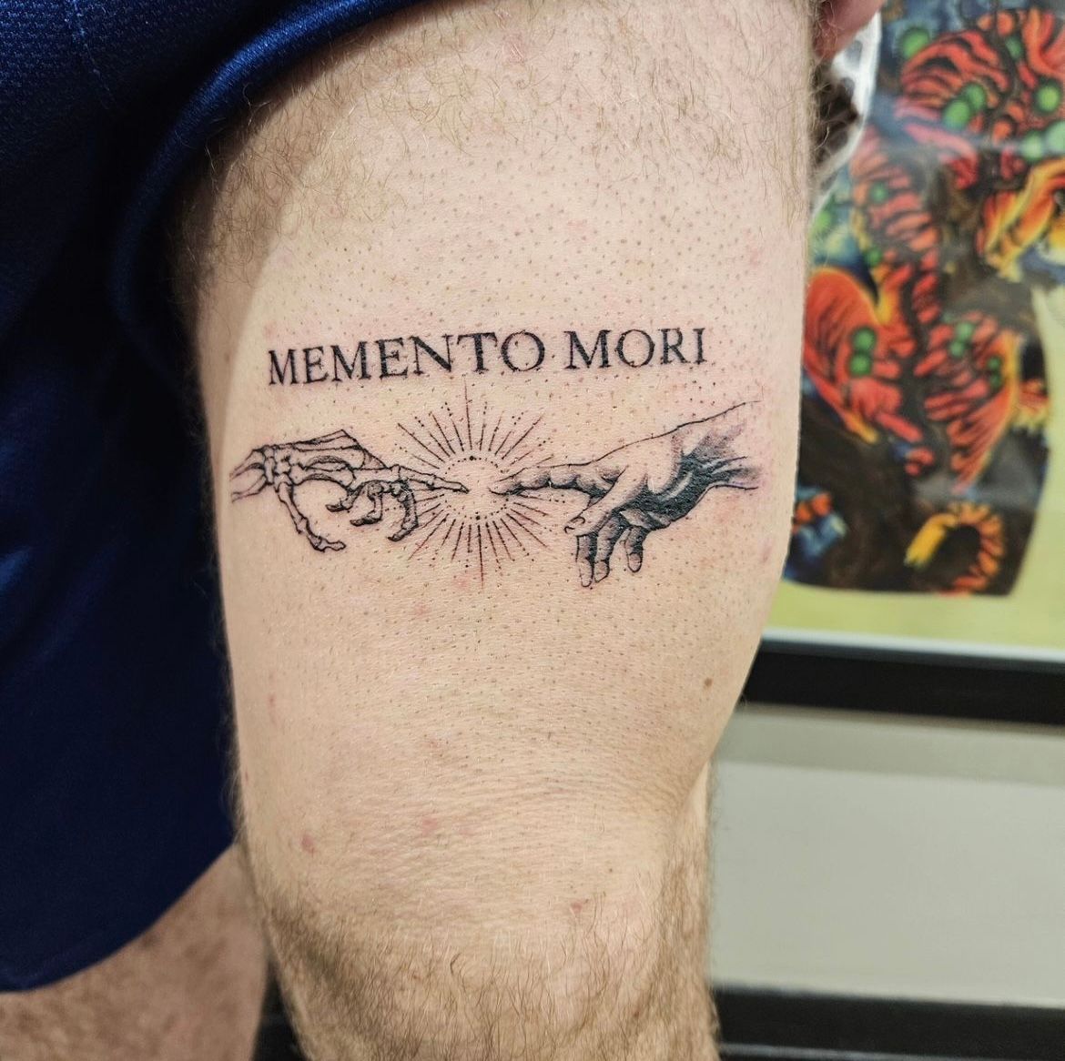 Creation of Adam Tattoo by Ian Wang at Black Gold Tattoo Co in Edmonton Alberta Canada