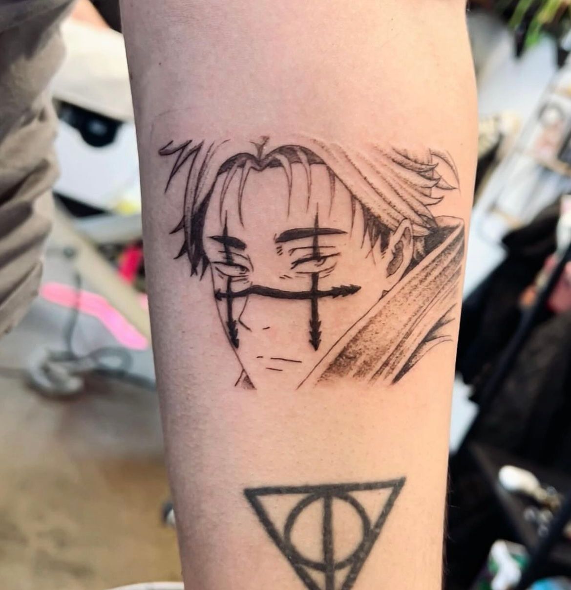 Choso JJK Tattoo by Vinny Nguyen at Crimson Empire Tattoo in Edmonton Alberta Canada