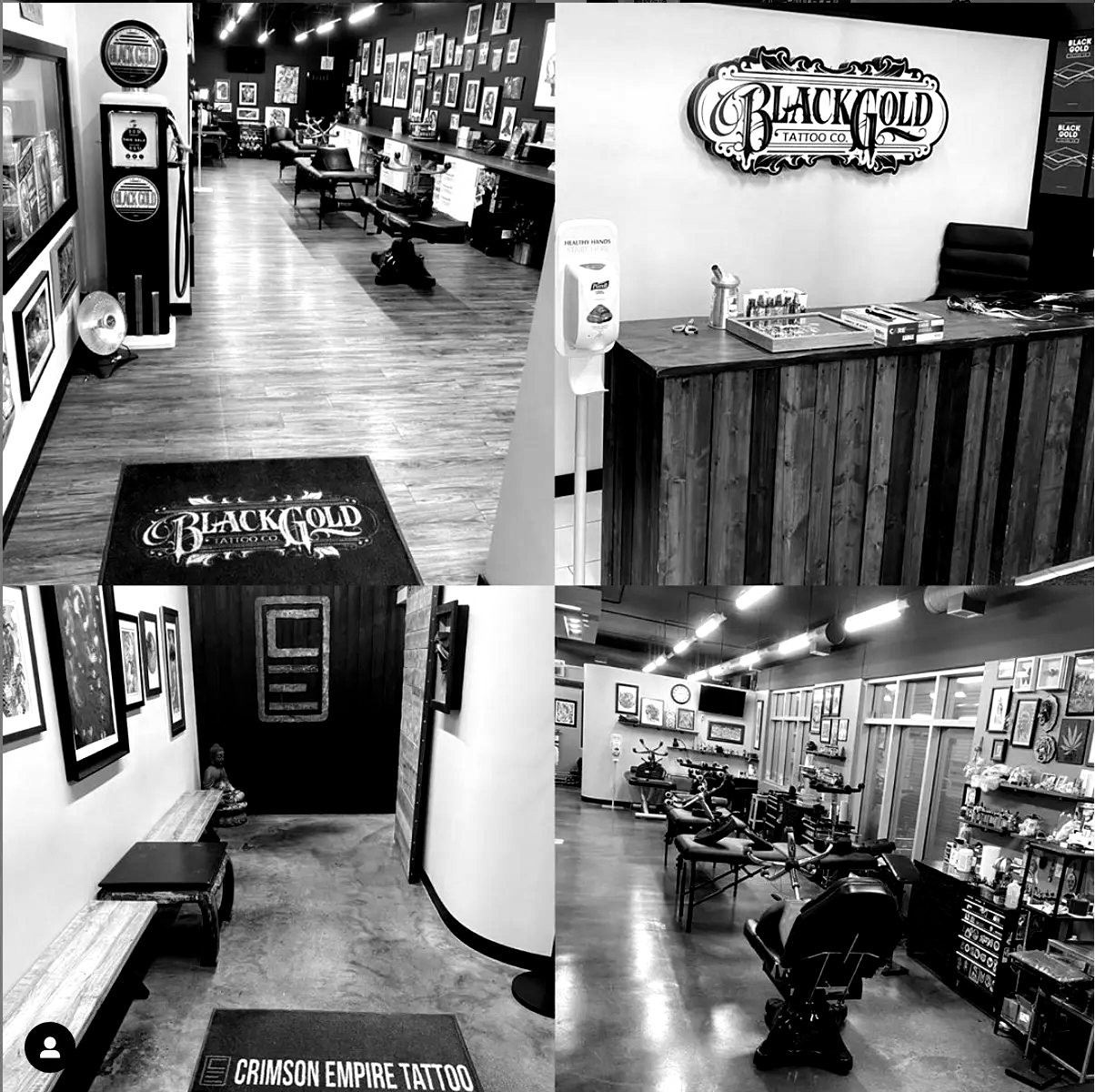 Black Gold Tattoo Shop Edmonton Tattoo Shop Best Tattoo Shop