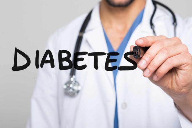 Diabetes — Doctor Writing The Word Diabetes In Winston Salem, NC