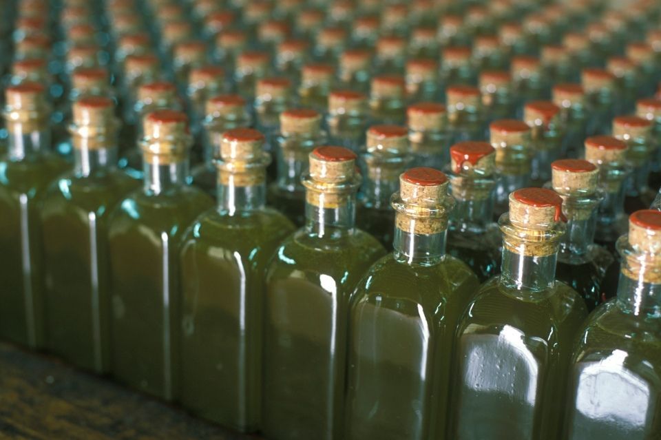 Botellas de aceite