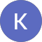 Purple circle with a white “K” letter icon