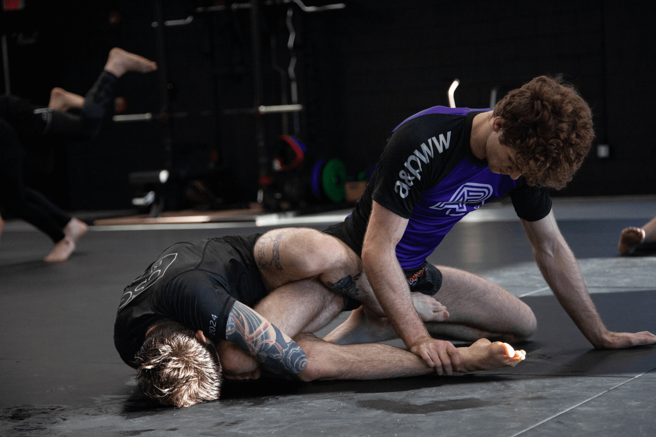 Family Grappling class training together at Connecticut Submission Grappling in Bridgeport, CT, building fitness and confidence