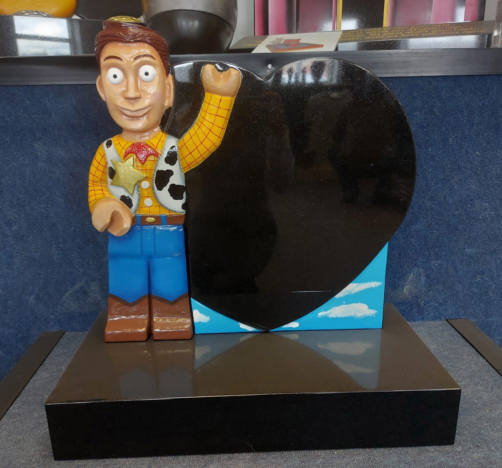 Woody Toy Story headstone