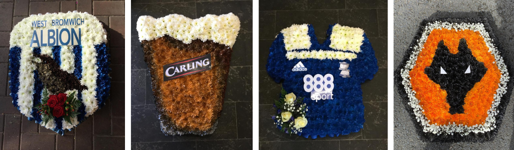 flower tributes local to the Black Country
