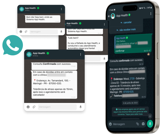 Confirmação de consulta pelo WhatsApp: ferramenta utilizada para otimização  de tempo em clínicas médicas